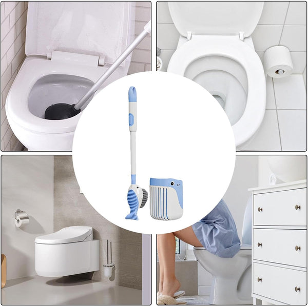 Perie de Toaletă cu Cap Flexibil